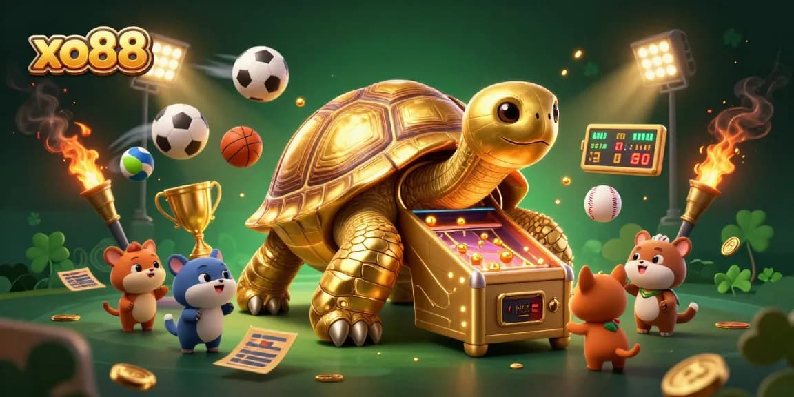 Spin the golden pinball machine at xo88, where excitement meets betting with scores and trophies!