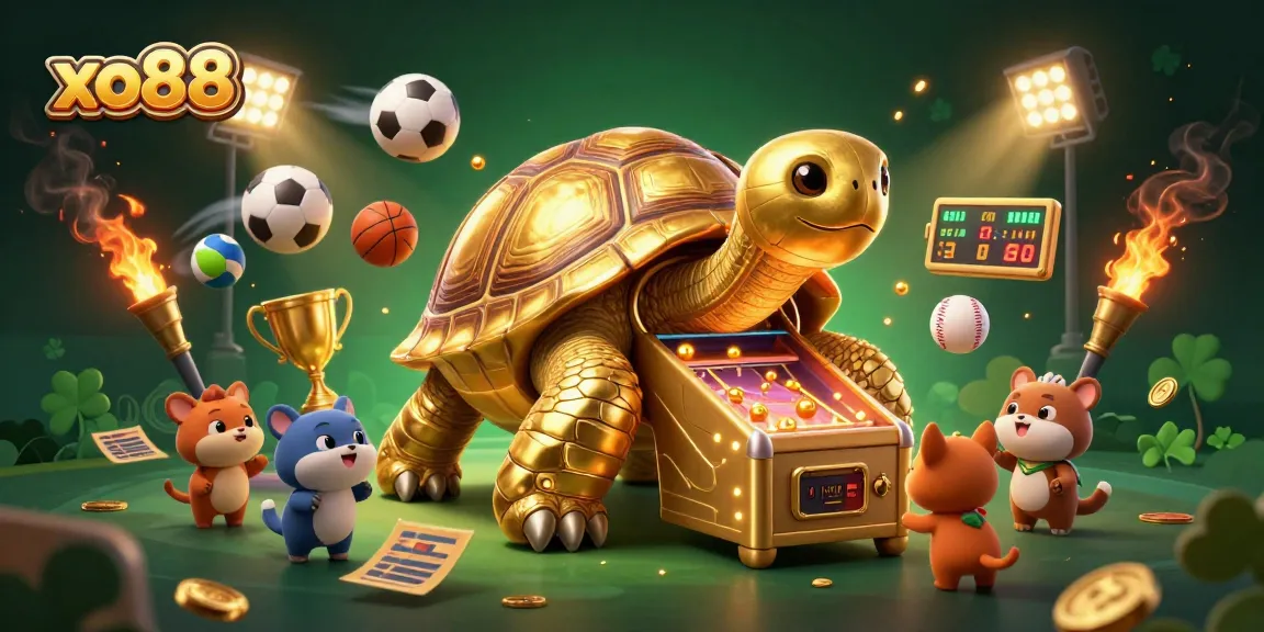 Spin the golden pinball machine at xo88, where excitement meets betting with scores and trophies!