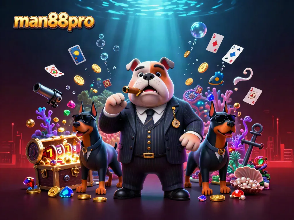 Experience man88pro's vibrant gambling world with mafia-themed slot adventures and dynamic character interactions.