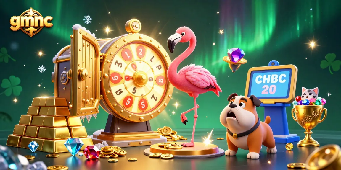 Engage with gmnc in an illustration showcasing vibrant casino excitement and dynamic characters.