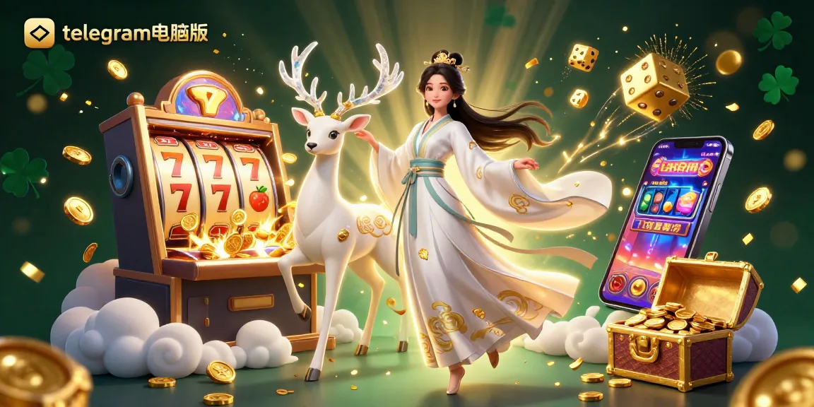 在这幅生动的赌场体验3D插图中，与telegram电脑版一起赢得丰厚奖金。