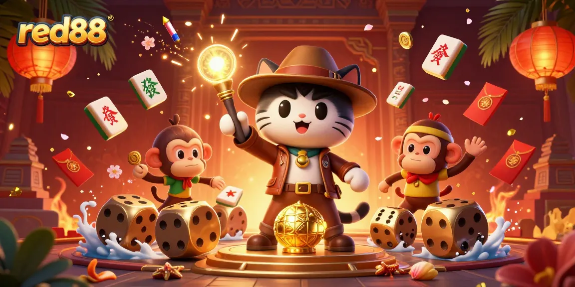 Experience thrilling gameplay at red88 with vibrant casino artifacts and treasures.