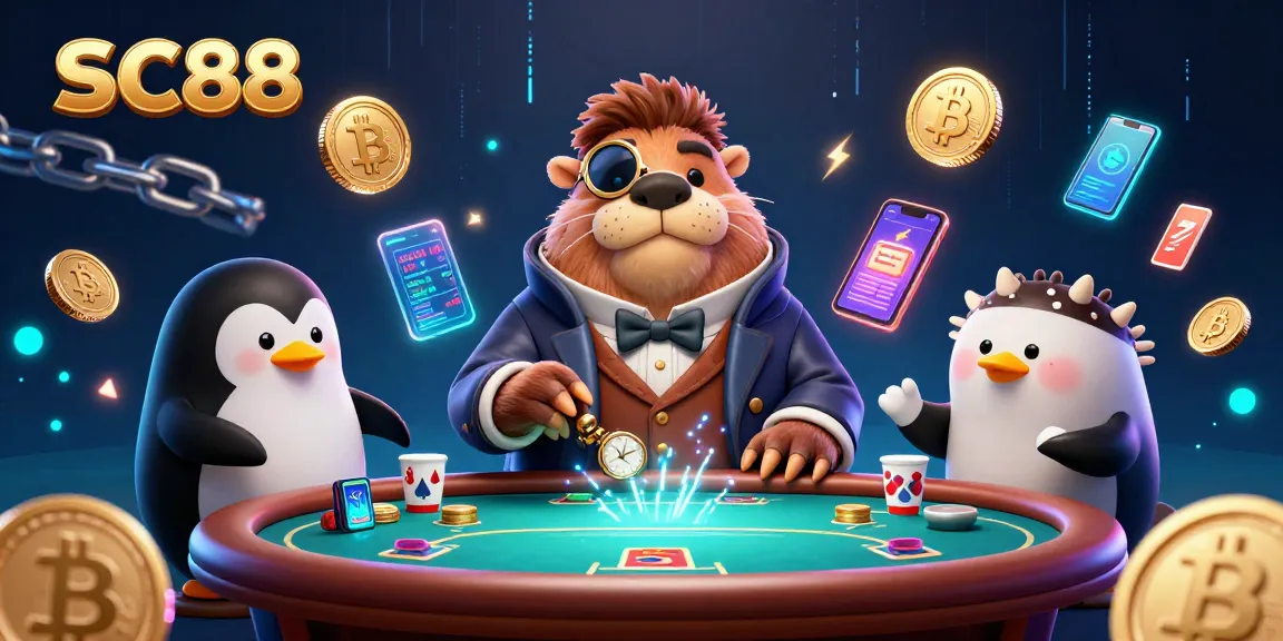 Experience thrilling gameplay at SC88 with a jolly walrus in a poker adventure.