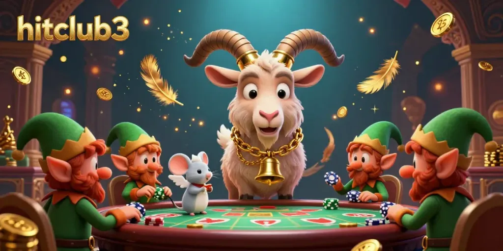 Experience the excitement of hitclub3’s captivating casino with thrilling characters and vibrant game elements.