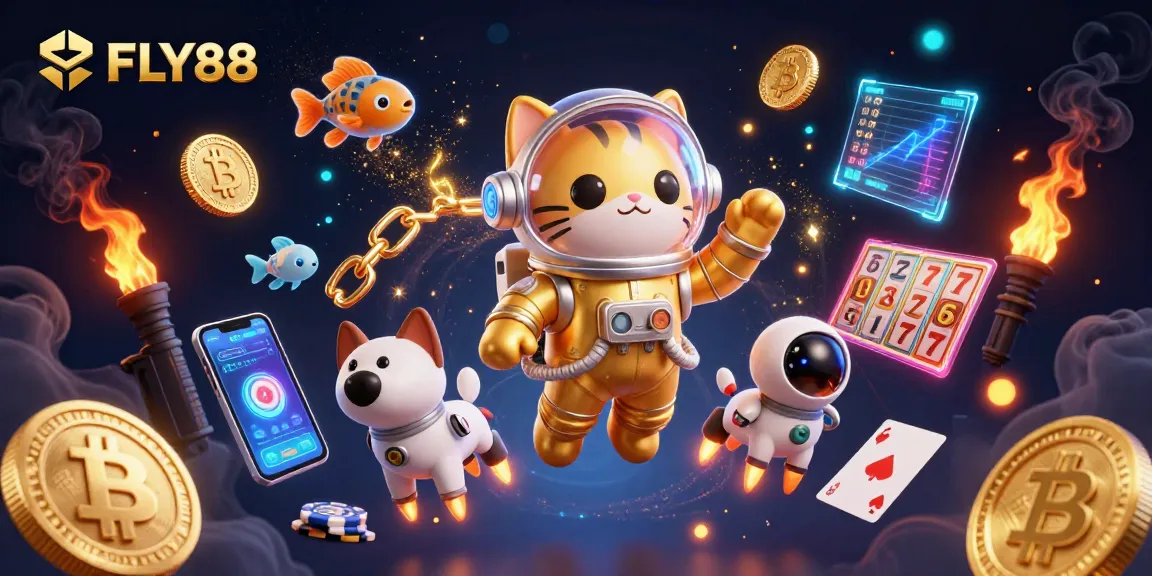 FLY88 offers thrilling gaming adventures with immersive slots and poker experiences amidst cosmic wonders.