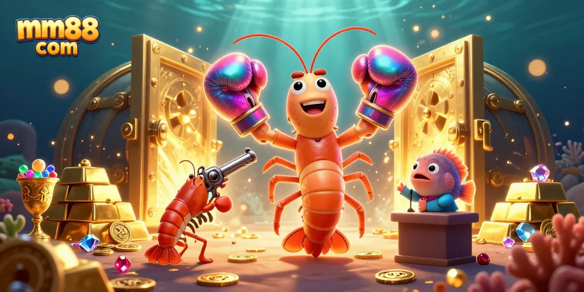 Win big at mm88 com with exciting 3D casino games and jackpots featuring vibrant underwater characters.