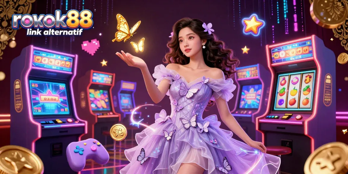 Experience top gameplay with rokok88 link alternatif, combining rich details in a vibrant casino setting.
