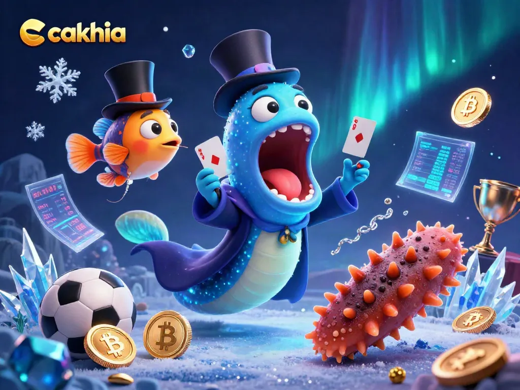Cakhia sports betting scene with vibrant 3D characters and neon elements illustrating dynamic gambling action.