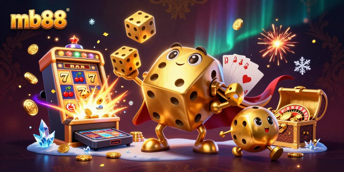 mb88 tham gia các trò chơi casino với xúc xắc vàng và máy đánh bạc phát nổ giải thưởng.