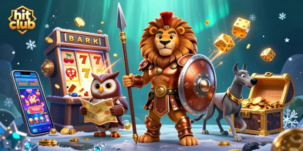Experience thrilling jackpots at hit club with an explosive display of coins and rewards!