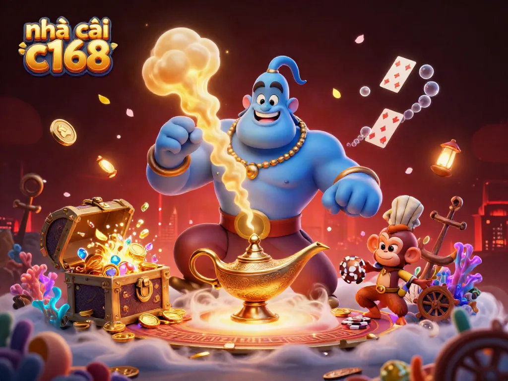 Experience thrilling gaming at nhà cái c168 with vibrant casino elements and enchanting visuals.